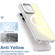 iPhone 16 MagSafe Gradient Color Lens Film Phone Case with Lens Fold Holder - White