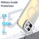 iPhone 16 MagSafe Gradient Color Lens Film Phone Case with Lens Fold Holder - White