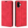 iPhone 16 Retro-skin Magnetic Suction Leather Phone Case - Red