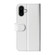 iPhone 16 R64 Texture Horizontal Flip Leather Phone Case - White