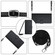 Google Pixel 9 / 9 Pro Cat Rat Embossed Pattern RFID Leather Phone Case with Lanyard - Black