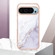 Google Pixel 9 / 9 Pro Electroplating Marble Dual-side IMD Phone Case - White 006