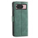 Google Pixel 9 / 9 Pro Nail Skin Feel Stitching Calf Texture Leather Phone Case - Green