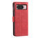 Google Pixel 9 / 9 Pro Nail Skin Feel Stitching Calf Texture Leather Phone Case - Red