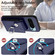 Google Pixel 9 / 9 Pro Organ Card Bag Ring Holder Phone Case with Long Lanyard - Blue