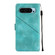 Google Pixel 9 / 9 Pro Skin-feel Embossed Leather Phone Case - Green