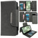 Google Pixel 9 / Pixel 9 Pro Multifunctional 7-Card Wallet Leather Phone Case - Grey