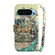 Google Pixel 9 3D Colored Horizontal Flip Leather Phone Case - Zoo