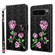 Google Pixel 9 3D Painted Pattern Leather Phone Case - Rose Google Pixel 9 3D Painted Pattern Leather Phone Case - Rose