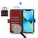 Google Pixel 9 Crocodile Top Layer Cowhide Leather Phone Case - Red Google Pixel 9 Crocodile Top Layer Cowhide Leather Phone Case - Red