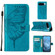 Google Pixel 9 Embossed Butterfly Leather Phone Case - Blue