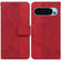 Google Pixel 9 Geometric Embossed Leather Phone Case - Red
