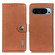 Google Pixel 9 KHAZNEH Cowhide Texture Horizontal Flip Leather Phone Case - Brown