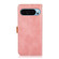 Google Pixel 9 KHAZNEH Dual-color Cowhide Texture Flip Leather Phone Case - Rose Gold