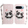 Google Pixel 9 Pro 3D Colored Horizontal Flip Leather Phone Case - Heart Panda