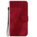 Google Pixel 9 Pro 7-shaped Embossed Leather Phone Case - Red
