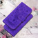 Google Pixel 9 Pro Butterfly Rose Embossed Leather Phone Case - Purple