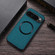 Google Pixel 9 Pro CD Magnetic Ring Cloth Texture PU Phone Case - Green