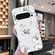 Google Pixel 9 Pro Colored Drawing Pattern Transparent TPU Phone Case - White Flower