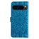 Google Pixel 9 Pro Embossed Sunflower Leather Phone Case - Blue