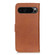 Google Pixel 9 Pro KHAZNEH Cowhide Texture Horizontal Flip Leather Phone Case - Brown