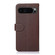 Google Pixel 9 Pro KHAZNEH Litchi Texture Leather RFID Phone Case - Brown