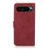 Google Pixel 9 Pro KHAZNEH Matte Texture Leather Phone Case - Red