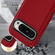 Google Pixel 9 Pro Rugged PC + Silicone Phone Case with Holder - Red+Black