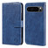 Google Pixel 9 Pro Skin Feeling Oil Leather Texture PU + TPU Phone Case - Dark Blue