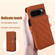 Google Pixel 9 Pro XL Crossbody Multifunction Rhombic Leather Phone Case - Brown