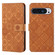 Google Pixel 9 Pro XL Ethnic Style Embossed Pattern Leather Phone Case - Brown