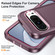 Google Pixel 9 Rugged PC + Silicone Phone Case with Holder - Purple+Pink