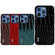 iPhone 16 Pro Max ABEEL Genuine Leather Crocodile Pattern Black Edge Phone Case - Black