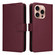 iPhone 16 Pro Max BETOPNICE BN-005 2 in 1 Detachable Imitate Genuine Leather Phone Case - Wine Red