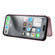 iPhone 16 Pro Max Carbon Fiber Texture Flip Leather Phone Case - Pink