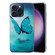 iPhone 16 Pro Max Colored Drawing Pattern TPU Phone Case - Butterfly