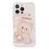 iPhone 16 Pro Max Colored Drawing Pattern Transparent TPU Phone Case - Bear