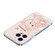 iPhone 16 Pro Max Colored Drawing Pattern Transparent TPU Phone Case - Bear