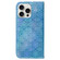 iPhone 16 Pro Max Colorful Magnetic Buckle Leather Phone Case - Blue