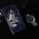 iPhone 16 Pro Max Coloured Drawing Flip Leather Phone Case - Lion