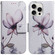 iPhone 16 Pro Max Coloured Drawing Flip Leather Phone Case - Magnolia