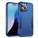 iPhone 16 Pro Max Commuter Shockproof TPU + PC Phone Case - Royal Blue+Black