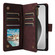 iPhone 16 Pro Max Crossbody Multi-card Slot Wallet Zipper Leather Phone Case - Coffee