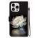 iPhone 16 Pro Max Crystal Texture Colored Drawing Leather Phone Case - Crystal Peony iPhone 16 Pro Max Crystal Texture Colored Drawing Leather Phone Case - Crystal Peony