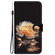 iPhone 16 Pro Max Crystal Texture Colored Drawing Leather Phone Case - Gold Peony