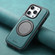 iPhone 16 Pro Max Denior A14 Skin Feel Rotating Holder MagSafe Phone Case - Blue