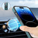 iPhone 16 Pro Max Denior A14 Skin Feel Rotating Holder MagSafe Phone Case - Blue