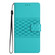 iPhone 16 Pro Max Diamond Embossed Skin Feel Leather Phone Case - Blue
