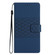 iPhone 16 Pro Max Diamond Embossed Skin Feel Leather Phone Case - Dark Blue