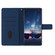 iPhone 16 Pro Max Diamond Embossed Skin Feel Leather Phone Case - Dark Blue